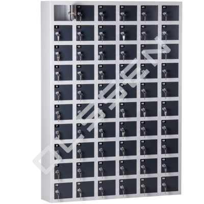 CAPSA canteen locker with 60 compartments (Extra sturdy - steel thickness 2.5 mm)